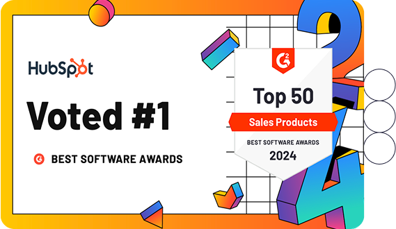 Hubspot voted 1